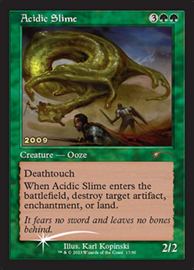 Acidic Slime [30th Anniversary Promos] | Mindsight Gaming