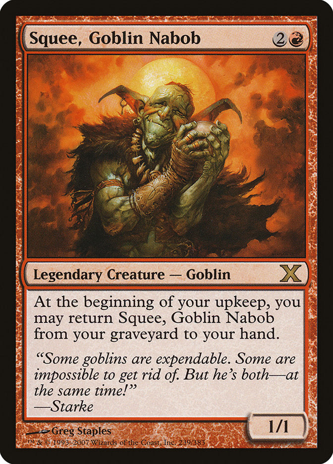 Squee, Goblin Nabob [Tenth Edition] | Mindsight Gaming