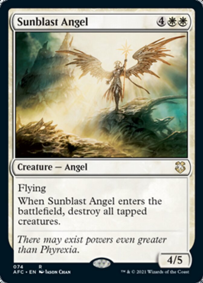 Sunblast Angel [Dungeons & Dragons: Adventures in the Forgotten Realms Commander] | Mindsight Gaming