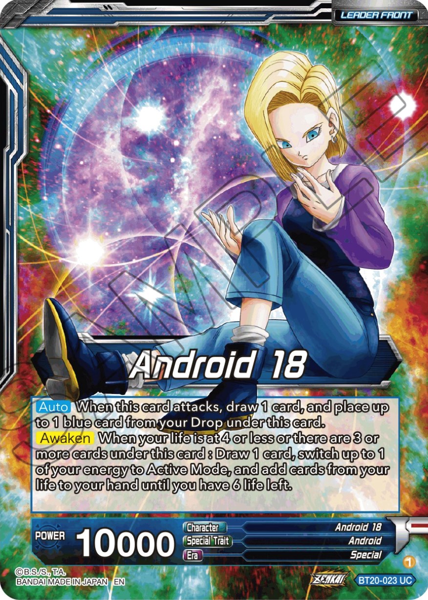 Android 18 // Android 18, Impenetrable Rushdown (BT20-023) [Power Absorbed Prerelease Promos] | Mindsight Gaming