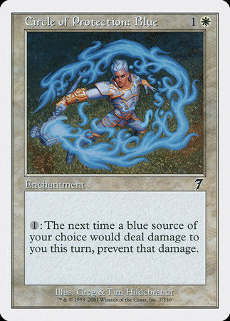 Circle of Protection: Blue [Seventh Edition] | Mindsight Gaming