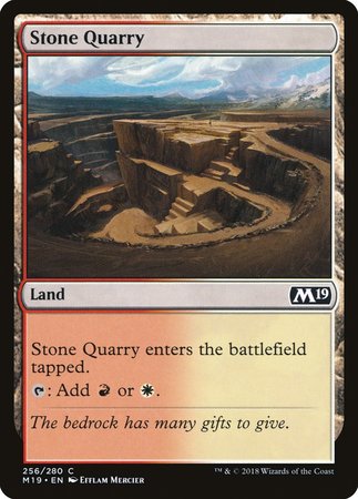 Stone Quarry [Core Set 2019] | Mindsight Gaming
