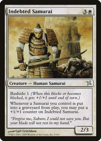 Indebted Samurai [Betrayers of Kamigawa] | Mindsight Gaming