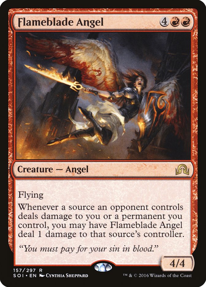 Flameblade Angel [Shadows over Innistrad] | Mindsight Gaming