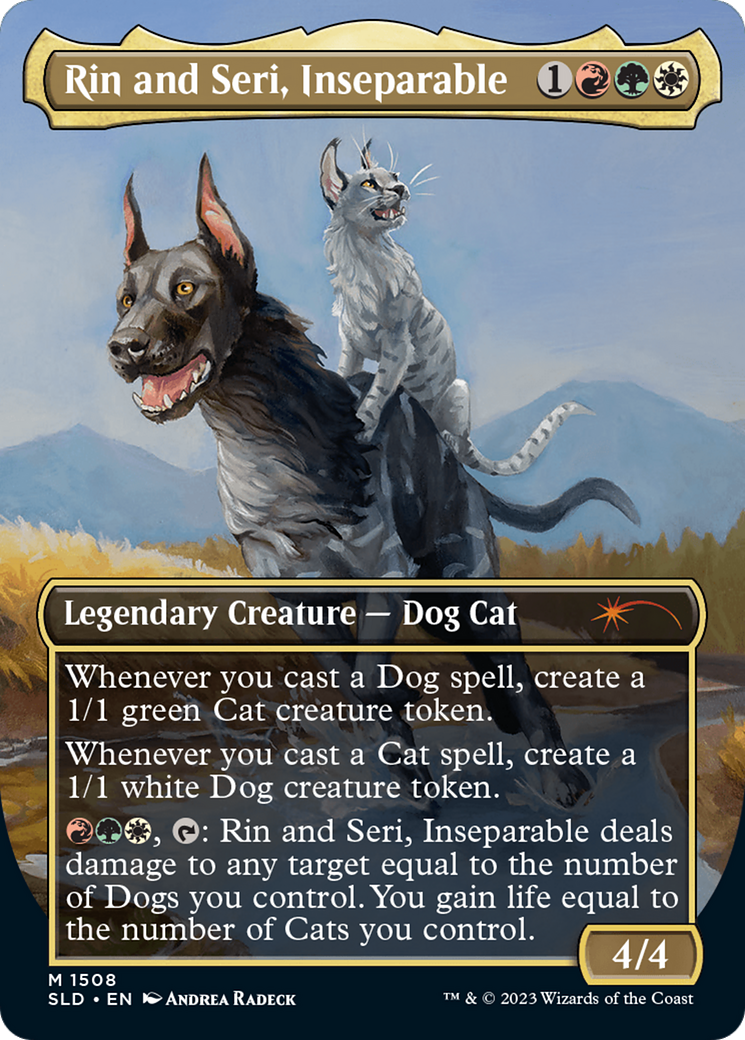 Rin and Seri, Inseparable (1508) // Rin and Seri, Inseparable [Secret Lair Commander Deck: Raining Cats and Dogs] | Mindsight Gaming