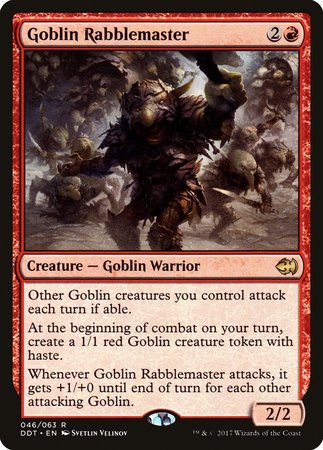 Goblin Rabblemaster [Duel Decks: Merfolk vs. Goblins] | Mindsight Gaming