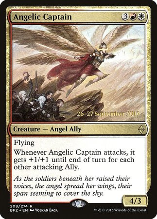 Angelic Captain [Battle for Zendikar Promos] | Mindsight Gaming