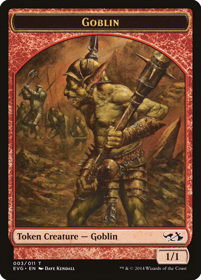 Goblin Token (Elves vs. Goblins) [Duel Decks Anthology Tokens] | Mindsight Gaming