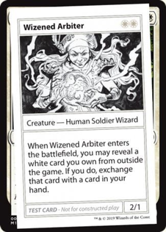 Wizened Arbiter (2021 Edition) [Mystery Booster Playtest Cards] | Mindsight Gaming