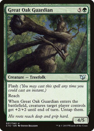Great Oak Guardian [Commander 2015] | Mindsight Gaming