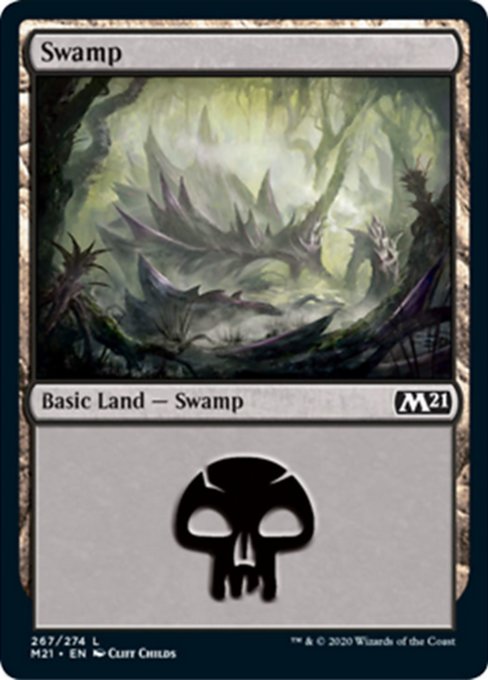 Swamp (267) [Core Set 2021] | Mindsight Gaming