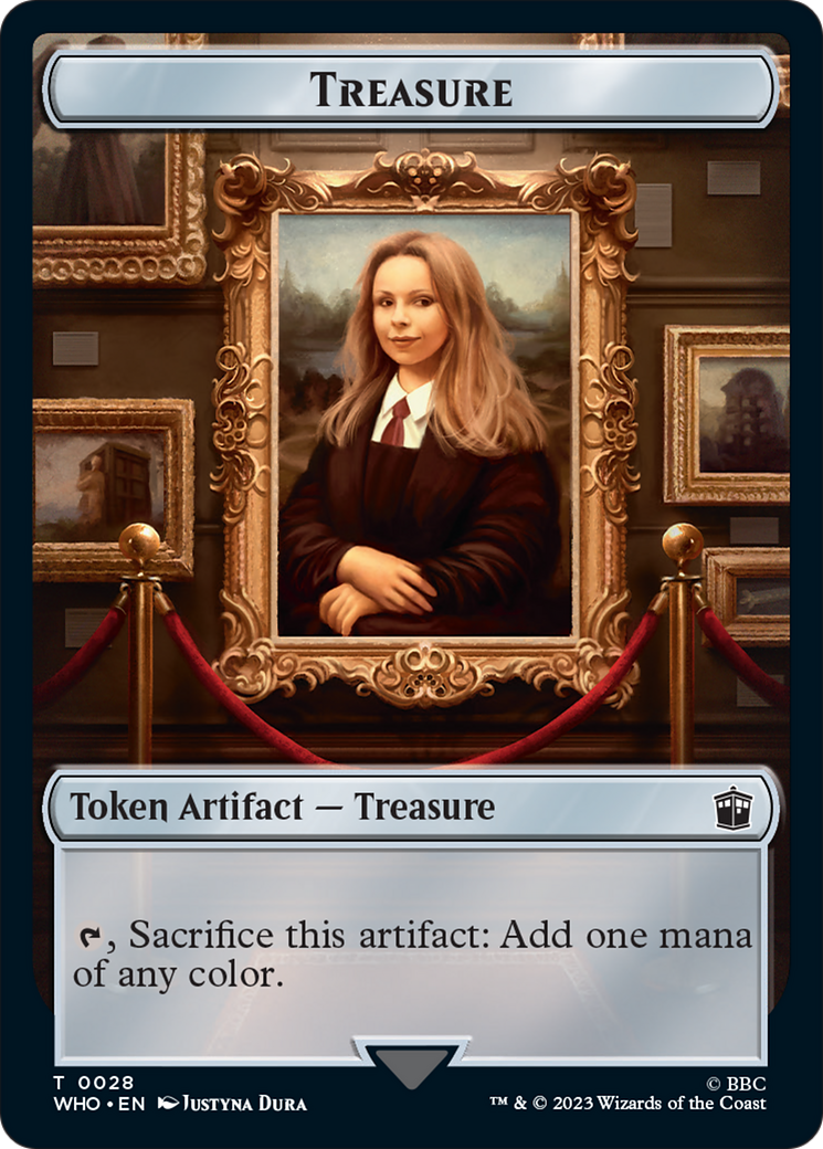 Horse // Treasure (0028) Double-Sided Token [Doctor Who Tokens] | Mindsight Gaming