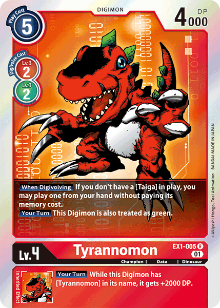 Tyrannomon [EX1-005] [Classic Collection] | Mindsight Gaming