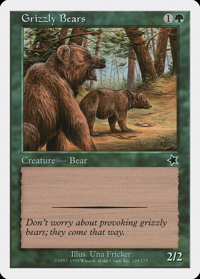 Grizzly Bears [Starter 1999] | Mindsight Gaming