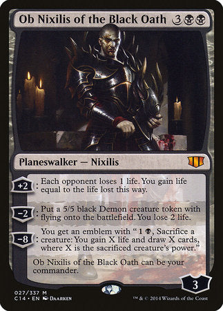 Ob Nixilis of the Black Oath [Commander 2014] | Mindsight Gaming
