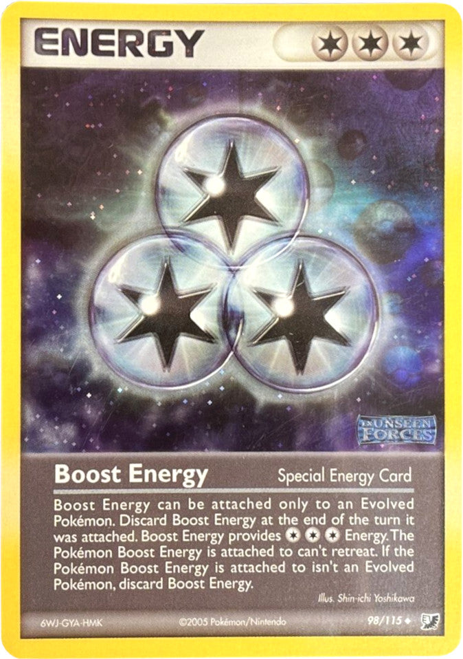 Boost Energy (98/115) (Stamped) [EX: Unseen Forces] | Mindsight Gaming