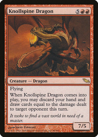 Knollspine Dragon [Shadowmoor] | Mindsight Gaming