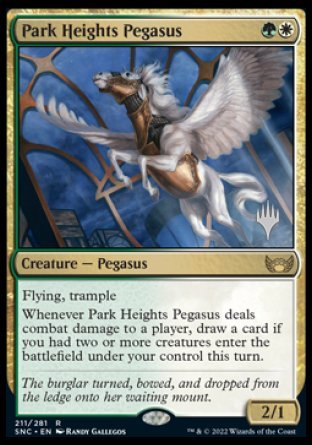 Park Heights Pegasus (Promo Pack) [Streets of New Capenna Promos] | Mindsight Gaming