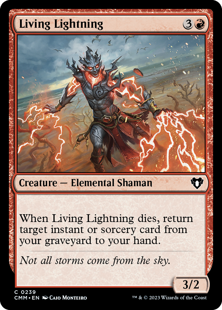 Living Lightning [Commander Masters] | Mindsight Gaming