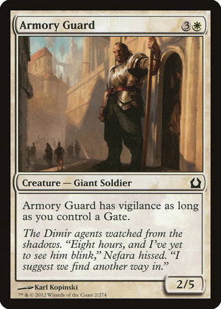 Armory Guard [Return to Ravnica] | Mindsight Gaming
