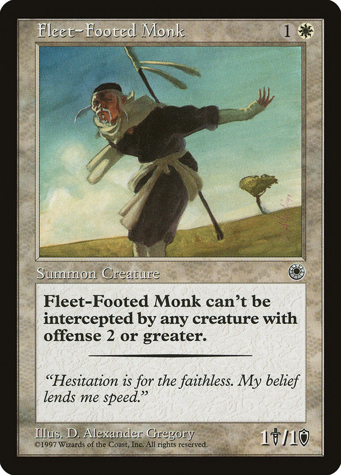 Fleet-Footed Monk [Portal] | Mindsight Gaming