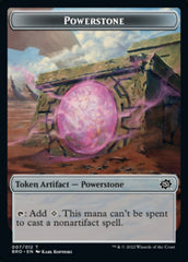 Powerstone // Ravage Double-Sided Token [The Brothers' War Tokens] | Mindsight Gaming