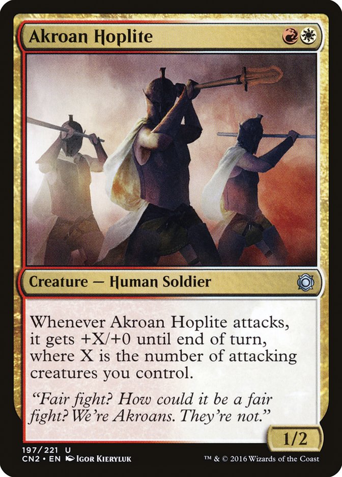 Akroan Hoplite [Conspiracy: Take the Crown] | Mindsight Gaming
