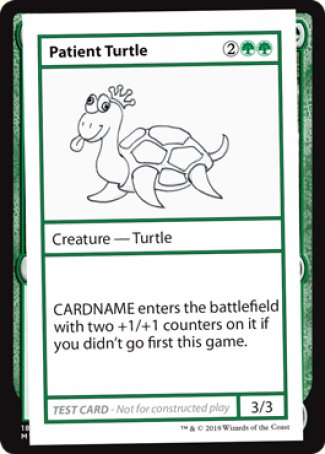 Patient Turtle (2021 Edition) [Mystery Booster Playtest Cards] | Mindsight Gaming
