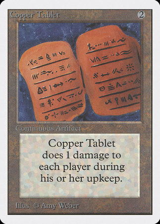 Copper Tablet [Unlimited Edition] | Mindsight Gaming