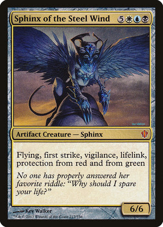 Sphinx of the Steel Wind [Commander 2013] | Mindsight Gaming