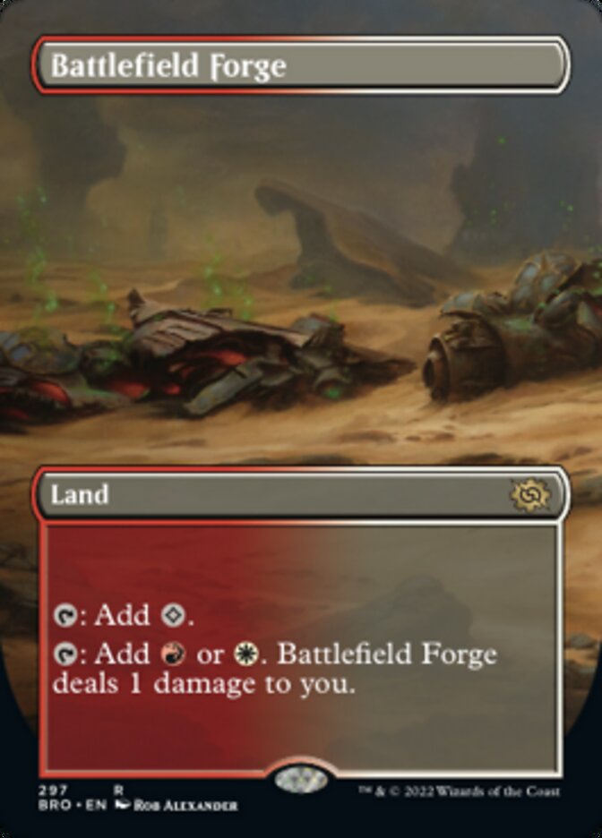 Battlefield Forge (Borderless Alternate Art) [The Brothers' War] | Mindsight Gaming