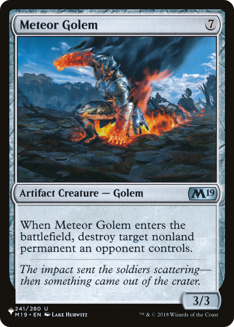 Meteor Golem [Secret Lair: From Cute to Brute] | Mindsight Gaming