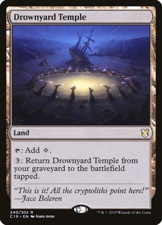 Drownyard Temple [Commander 2019] | Mindsight Gaming
