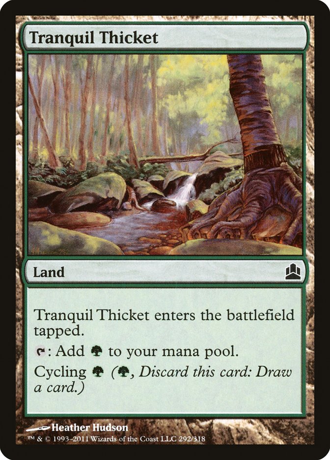 Tranquil Thicket [Commander 2011] | Mindsight Gaming