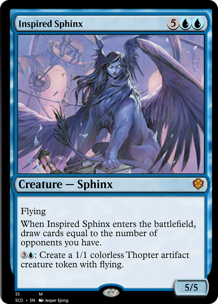 Inspired Sphinx [Starter Commander Decks] | Mindsight Gaming