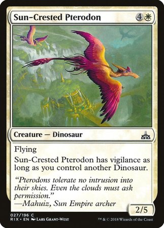 Sun-Crested Pterodon [Rivals of Ixalan] | Mindsight Gaming