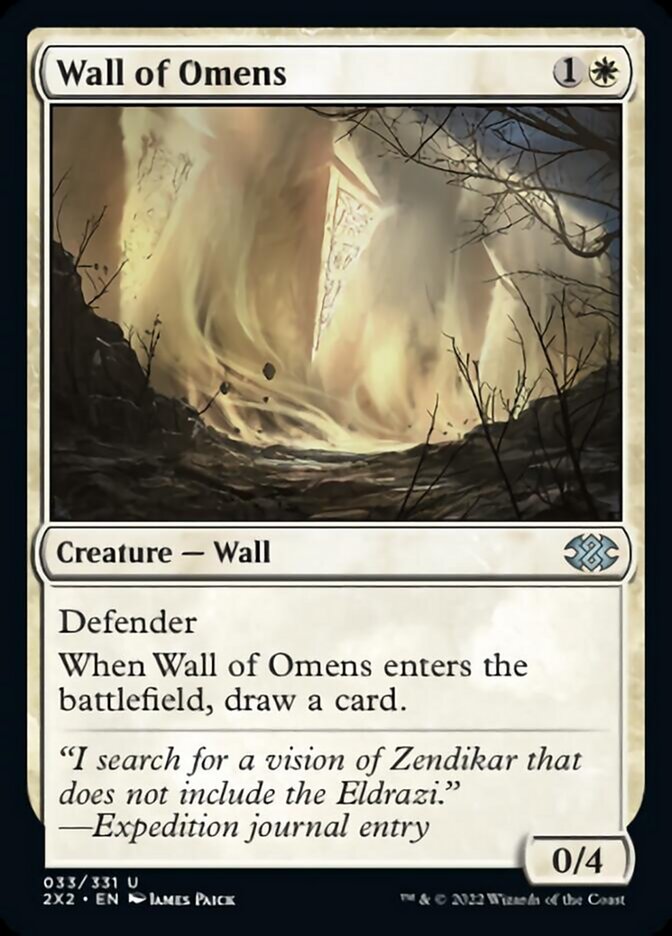 Wall of Omens [Double Masters 2022] | Mindsight Gaming