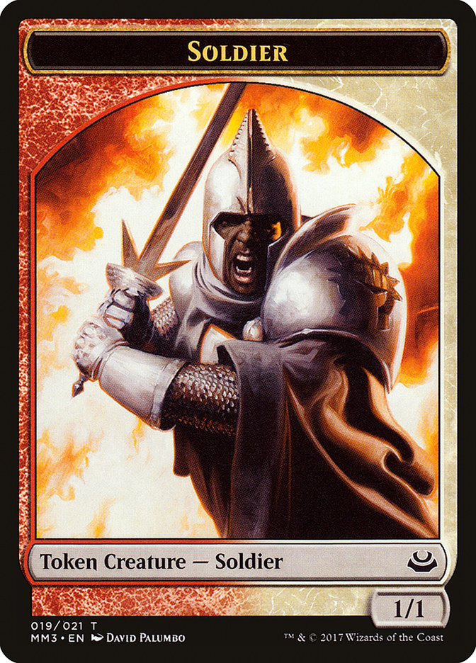 Soldier (019/021) [Modern Masters 2017 Tokens] | Mindsight Gaming
