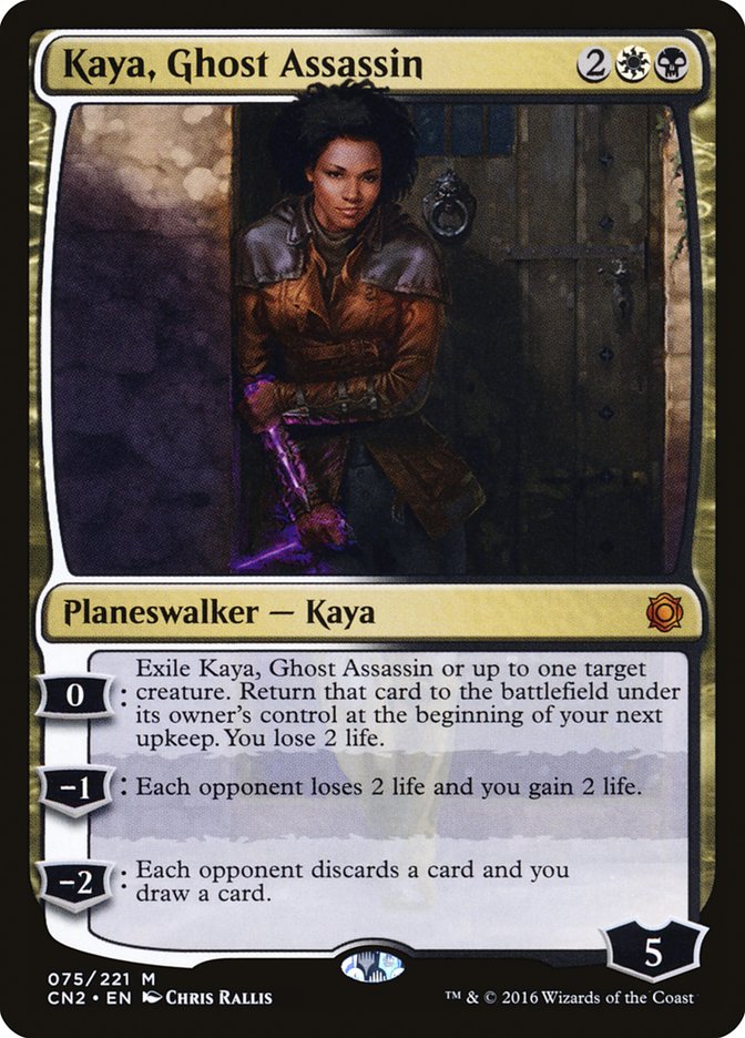 Kaya, Ghost Assassin (075/221) [Conspiracy: Take the Crown] | Mindsight Gaming