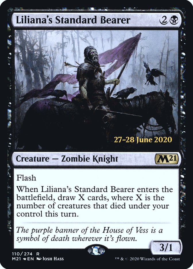 Liliana's Standard Bearer  [Core Set 2021 Prerelease Promos] | Mindsight Gaming
