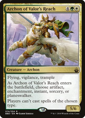 Archon of Valor's Reach [Battlebond] | Mindsight Gaming