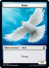 Bird // Spirit Double-sided Token [Kaldheim Commander Tokens] | Mindsight Gaming
