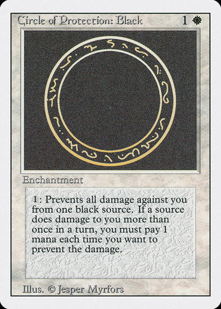 Circle of Protection: Black [Revised Edition] | Mindsight Gaming