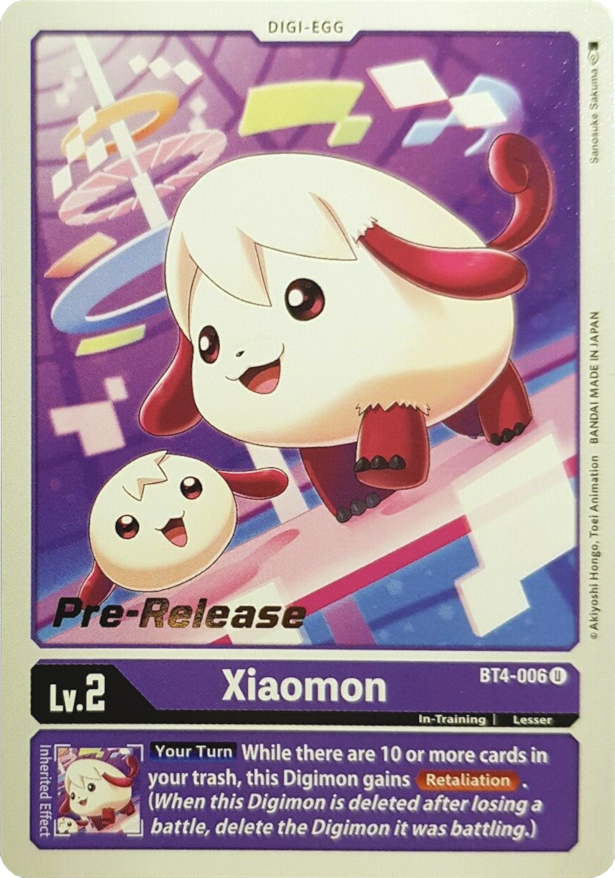 Xiaomon [BT4-006] [Great Legend Pre-Release Promos] | Mindsight Gaming