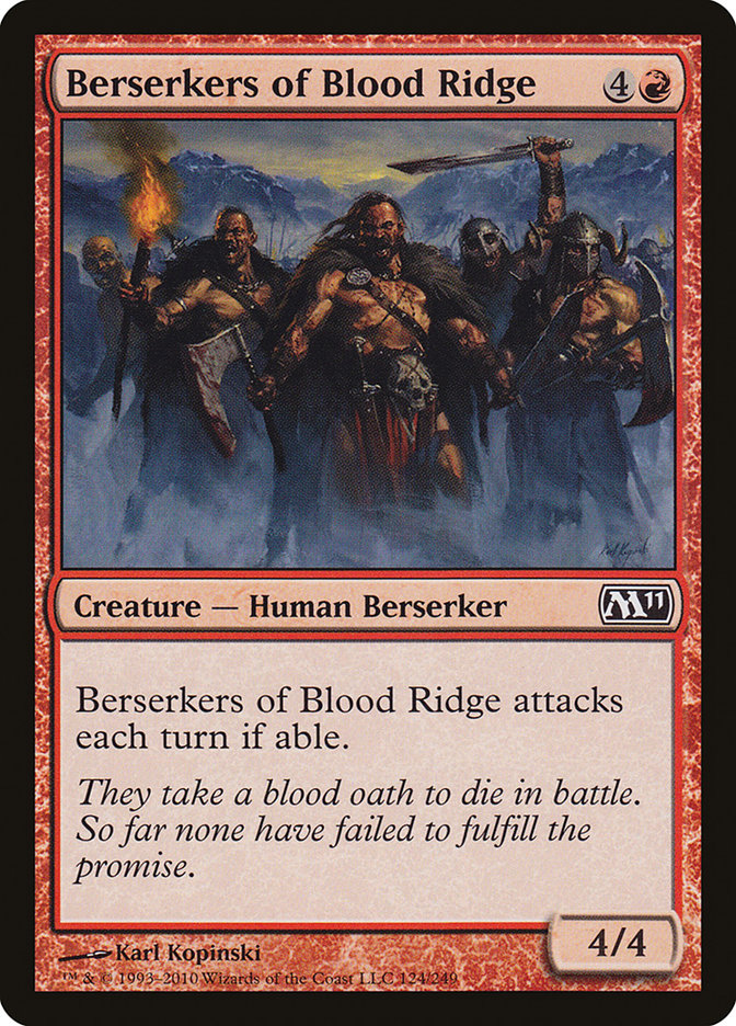 Berserkers of Blood Ridge [Magic 2011] | Mindsight Gaming