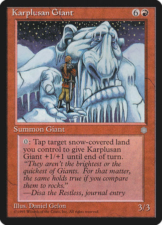 Karplusan Giant [Ice Age] | Mindsight Gaming