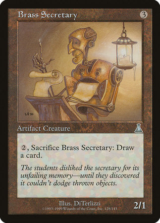 Brass Secretary [Urza's Destiny] | Mindsight Gaming