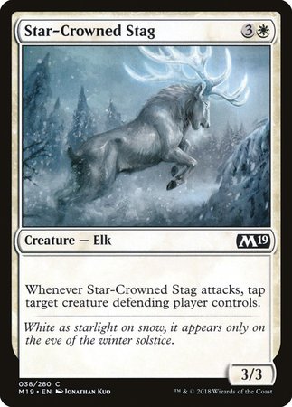 Star-Crowned Stag [Core Set 2019] | Mindsight Gaming