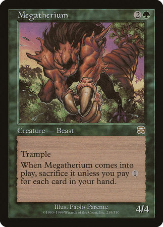 Megatherium [Mercadian Masques] | Mindsight Gaming