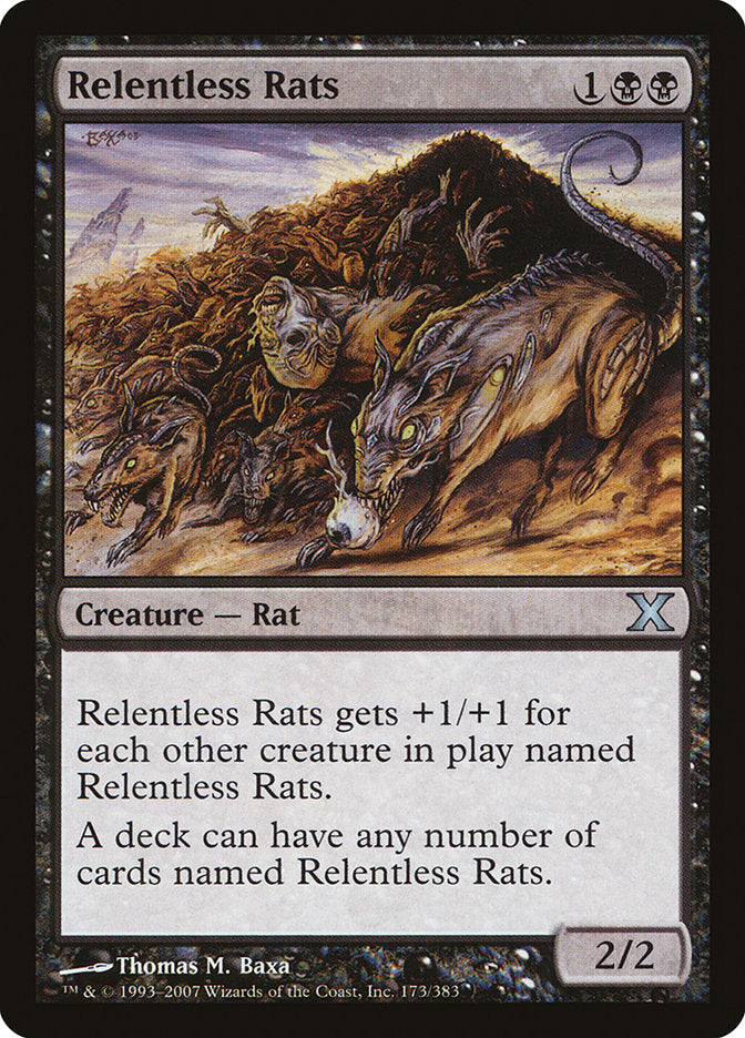 Relentless Rats [Tenth Edition] | Mindsight Gaming